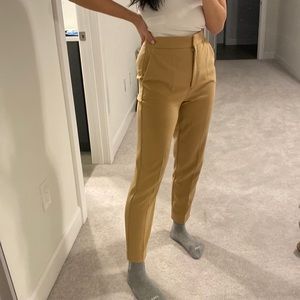 Aritzia Renzo pants in camel